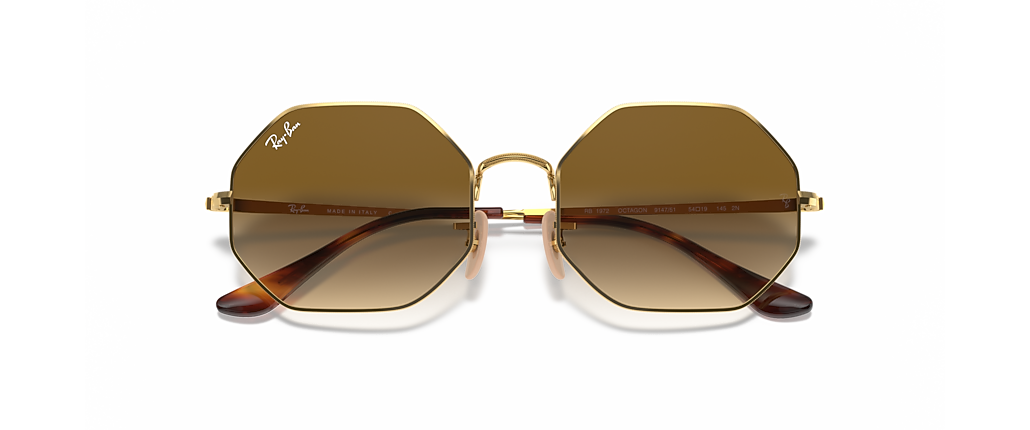 Ray-Ban RB1972 Octagon 1972 Arista Gold Sunglasses