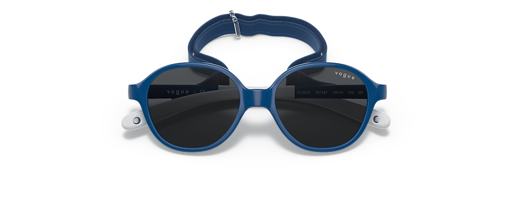 Vogue Eyewear VJ2012 Blue On Rubber Cream Sunglasses