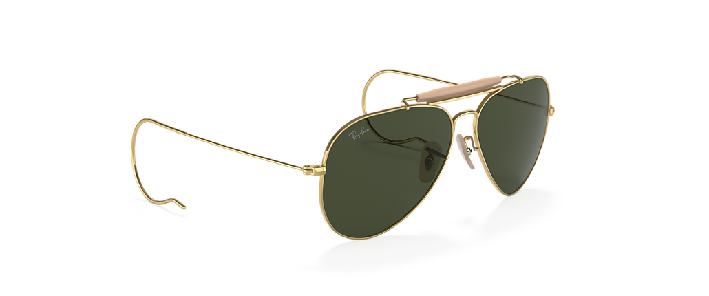 Ray-Ban RB3030 Outdoorsman | Aviation Collection Arista Gold Sunglasses