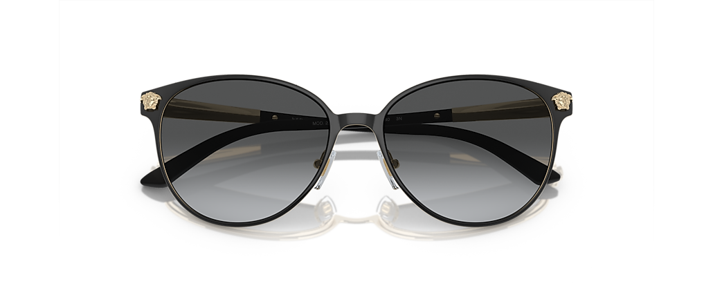 Versace VE2168 Black/Pale Gold Sunglasses