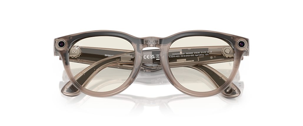 Ray-Ban Ray-Ban Meta Low Bridge Fit Headliner Warm Stone Ray-Ban Meta Smart Glasses