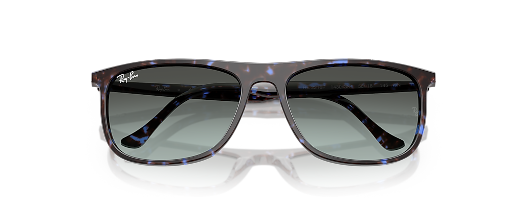 Ray-Ban RB2216F Havana Blue Tortoiseshell Sunglasses