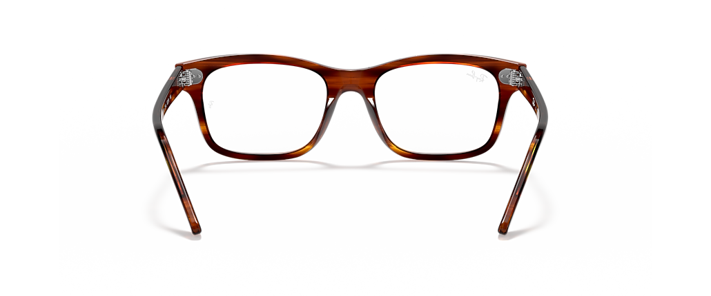 Ray-Ban RB5383 Burbank Optics Striped Red Havana Frames