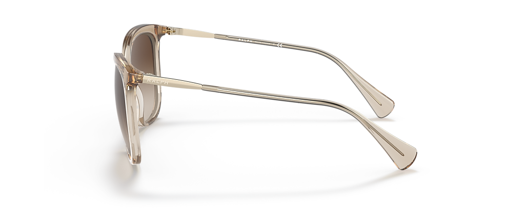 Ralph RA5248 Shiny Transparent Brown Sunglasses