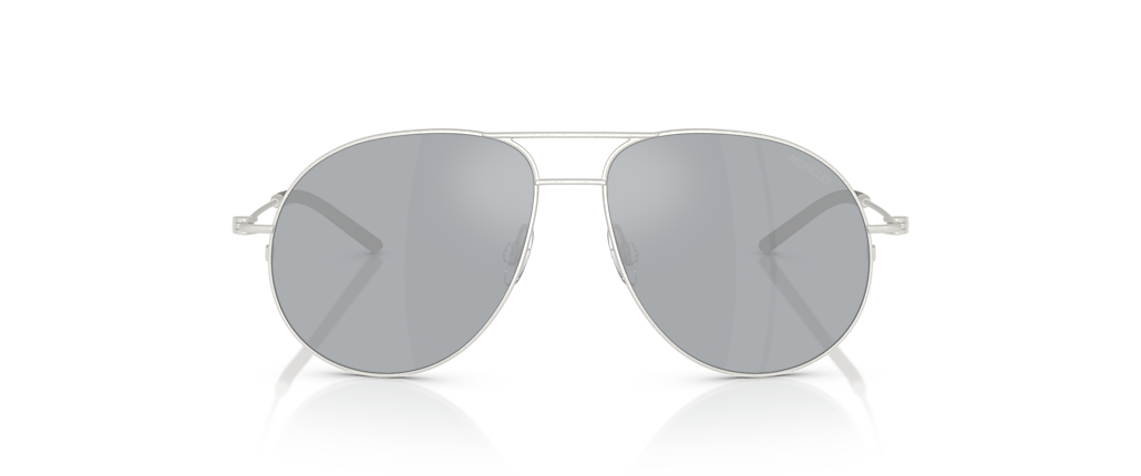Moncler ME4002 Flyze Matte Silver Sunglasses