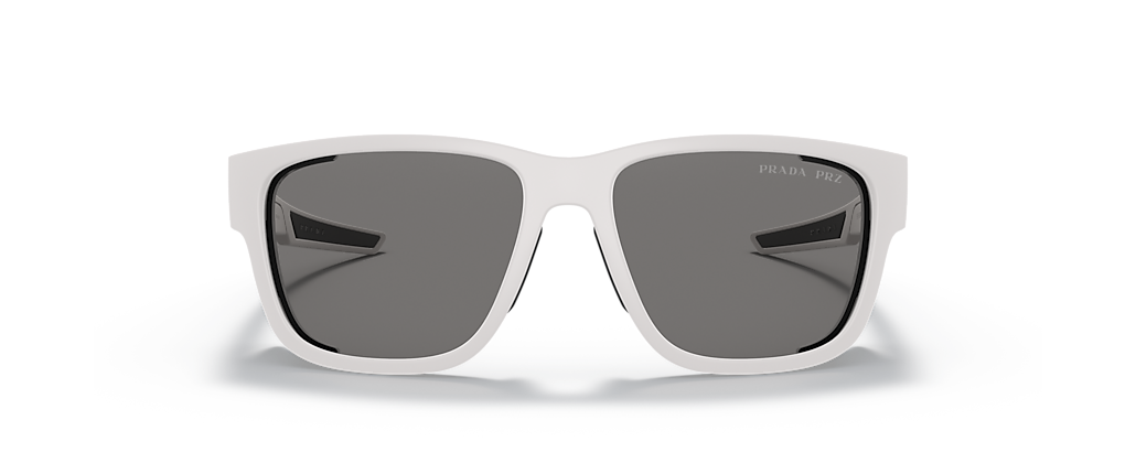 Prada Linea Rossa PS 07WS White Rubber Sunglasses