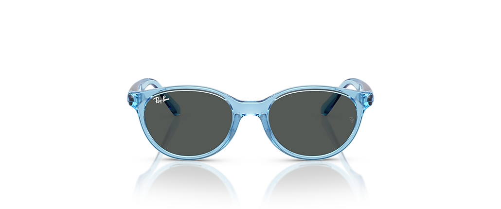 Ray-Ban RB9080SF RB9080S Kids Bio-Based Transparent Blue Sunglasses
