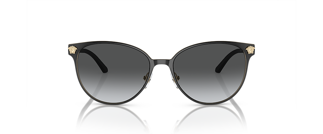Versace VE2168 Black/Pale Gold Sunglasses