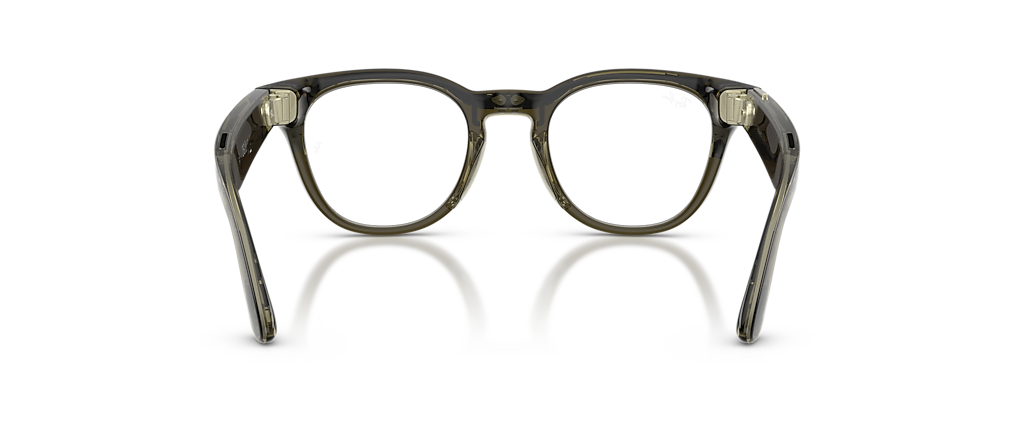 Ray-Ban Ray-Ban Meta (Gen 2) Scriber Optics Transparent Dark Olive Ray-Ban Meta Smart Glasses