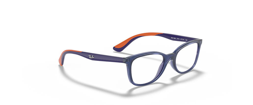 Ray-Ban RB1586 Optics Kids Transparent Blue Frames