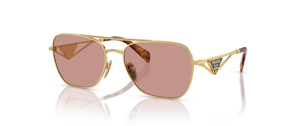 Prada PR A50S Gold Sunglasses