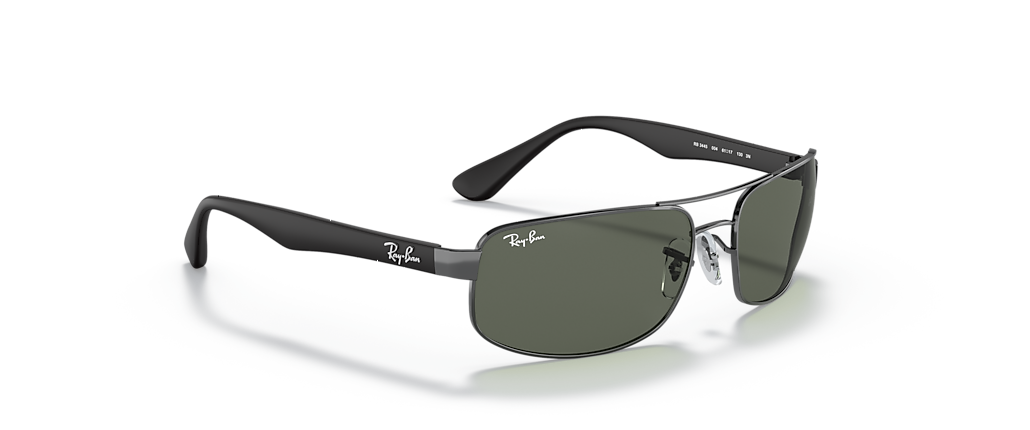 Ray-Ban RB3445 Gunmetal Sunglasses