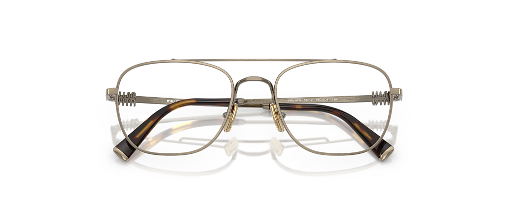 Miu Miu MU 51WV Old Gold Frames