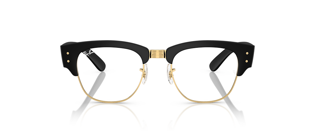 Ray-Ban RB7316V Mega Clubmaster Optics Liteforce Sand Black On Gold Frames