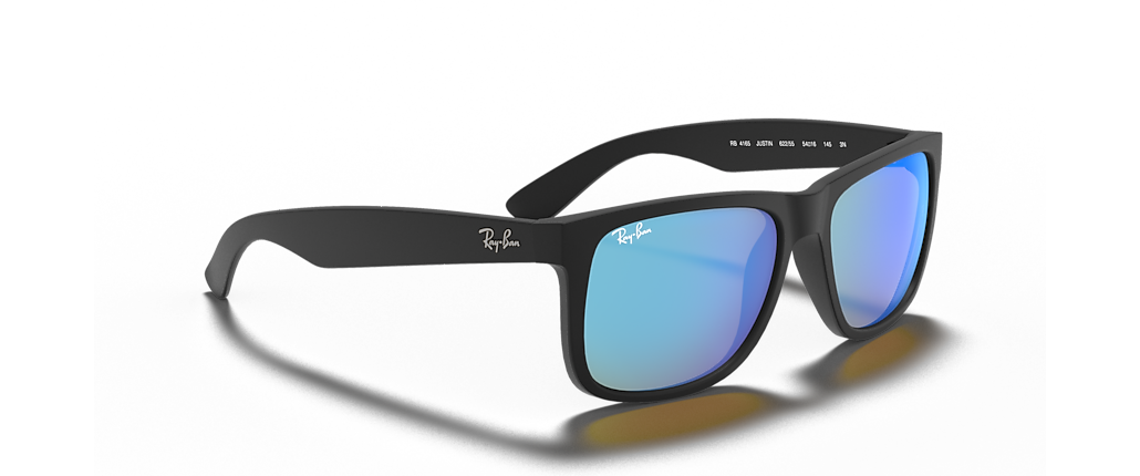 Ray-Ban RB4165 Justin Color Mix Rubber Black Sunglasses