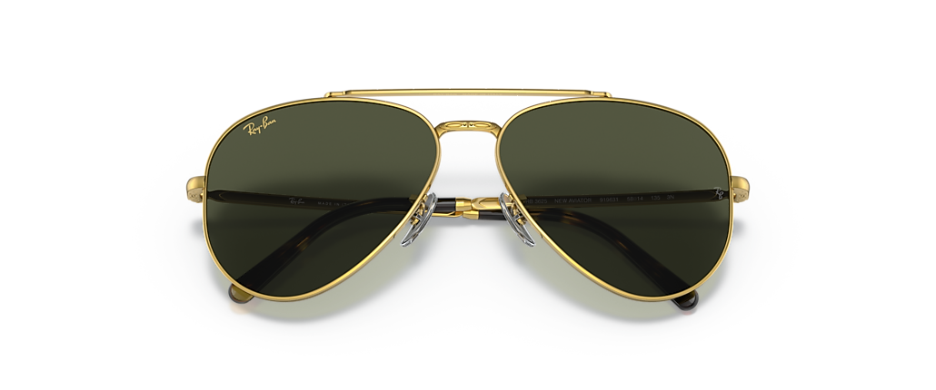 Ray-Ban RB3625 New Aviator Gold Sunglasses