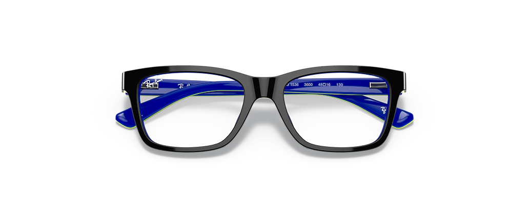 Ray-Ban RB1536 Optics Kids Dark Grey On Blue Frames