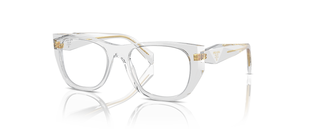 Prada PR A18V Transparent Grey Frames