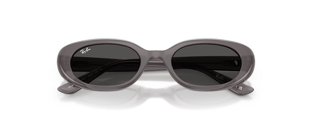 Ray-Ban RB4441D Bio-Based Transparent Dark Grey Sunglasses