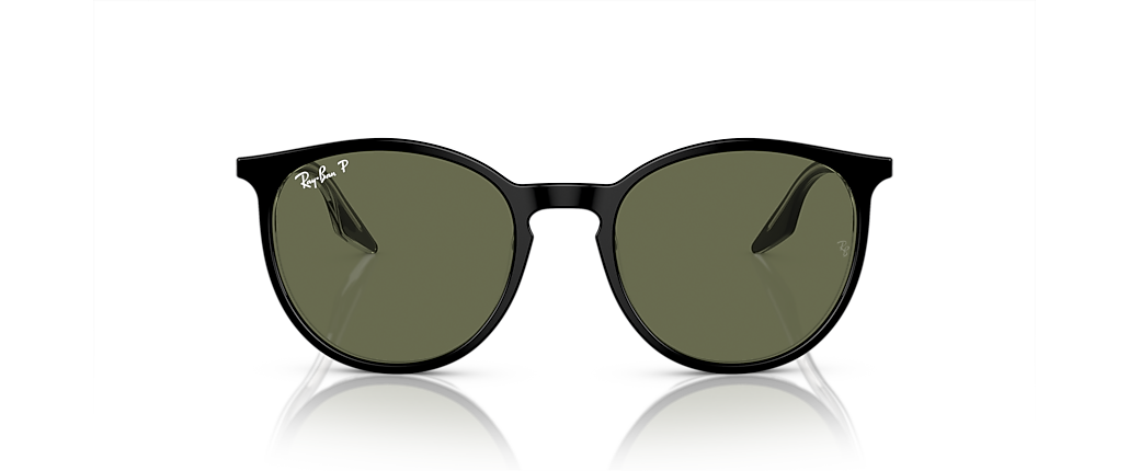Ray-Ban RB2204F Black On Transparent Sunglasses
