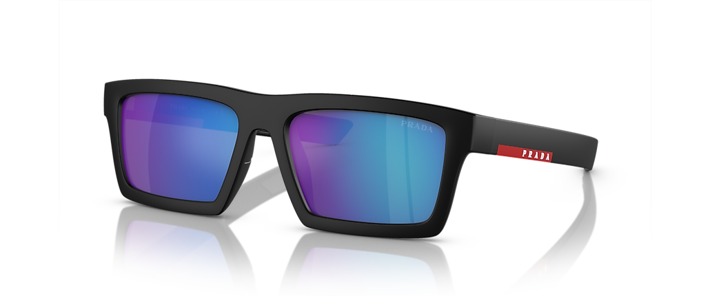 Prada Linea Rossa PS 02ZSU Matte Black Sunglasses