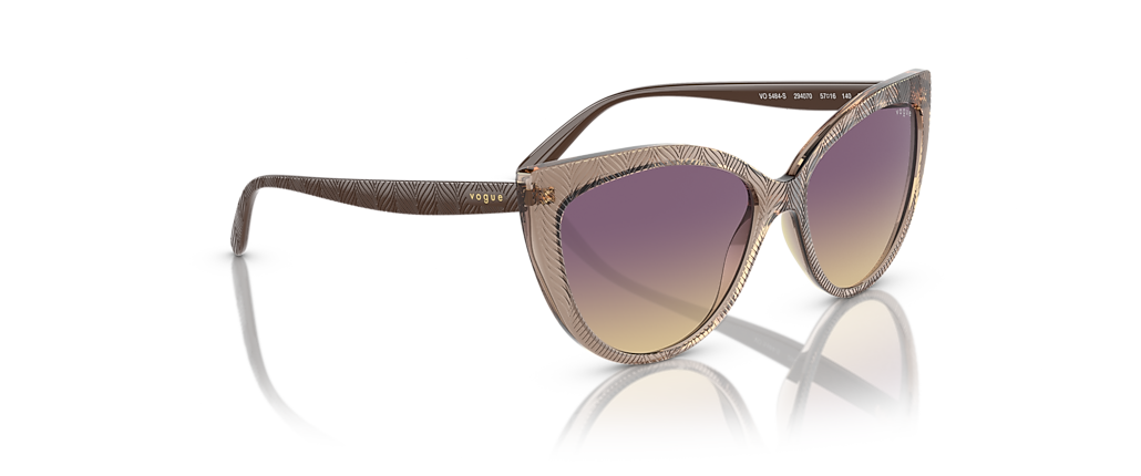 Vogue Eyewear VO5484S Transparent Brown Sunglasses