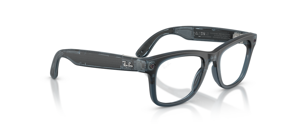 Ray-Ban Ray-Ban Meta (Gen 3) Wayfarer Optics Transparent Ocean Blue Ray-Ban Meta Smart Glasses
