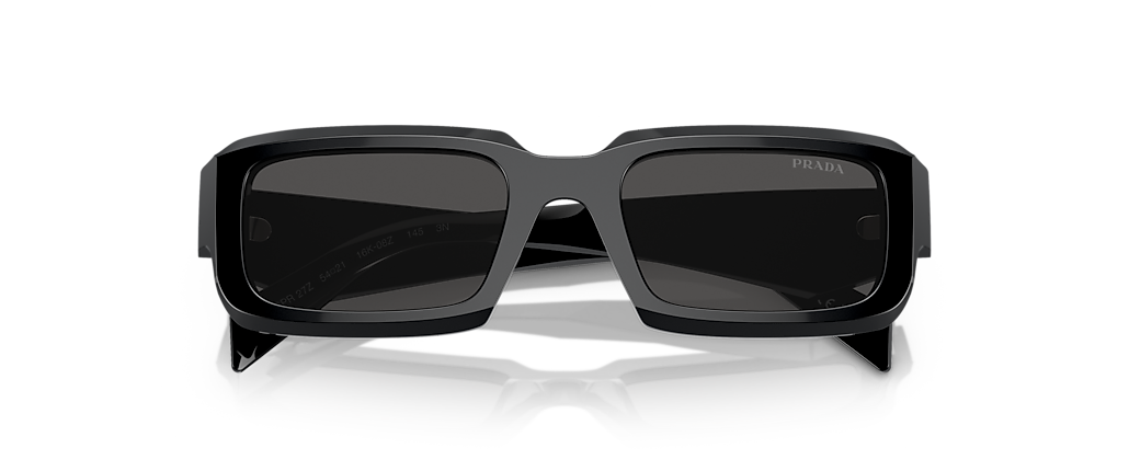Prada PR 27ZS Sunglasses with Dark Grey lenses and Black frame | OPSM