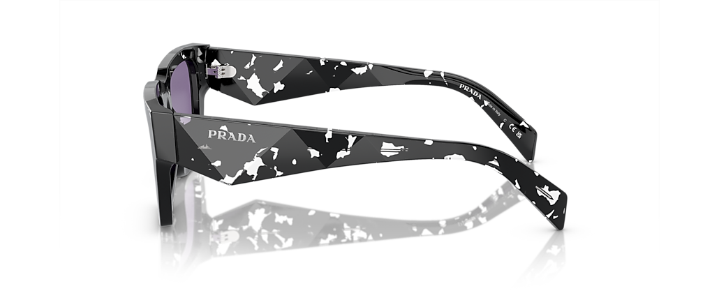 Prada PR A06S Tortoise Black Crystal Sunglasses
