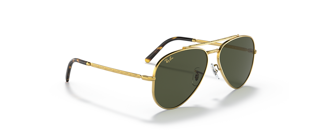 Ray-Ban RB3625 New Aviator Gold Sunglasses