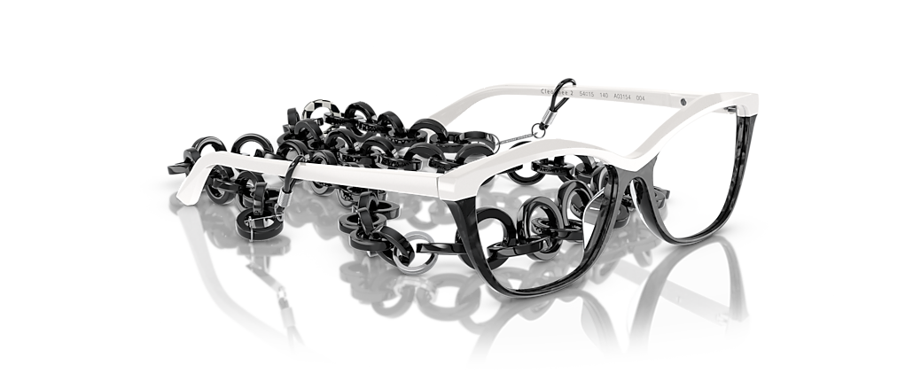 Alain Mikli A03154 Cleophee 2 Noir Mikli/White Frames