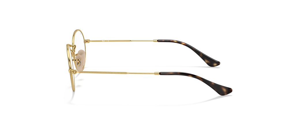 Ray-Ban RB3547V Oval Optics Arista Gold Frames