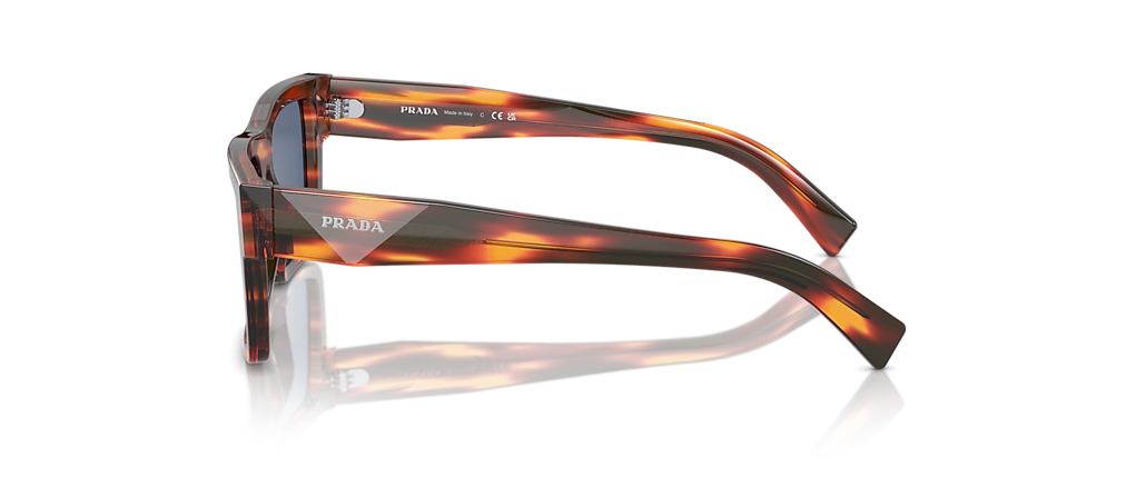 Prada PR 19WS Striped Radica Sunglasses