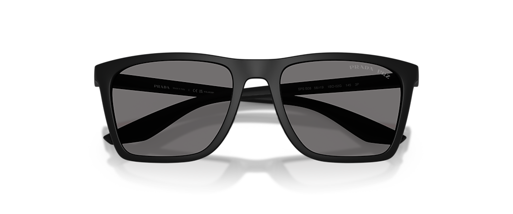 Prada Linea Rossa PS B08S Matte Black Sunglasses