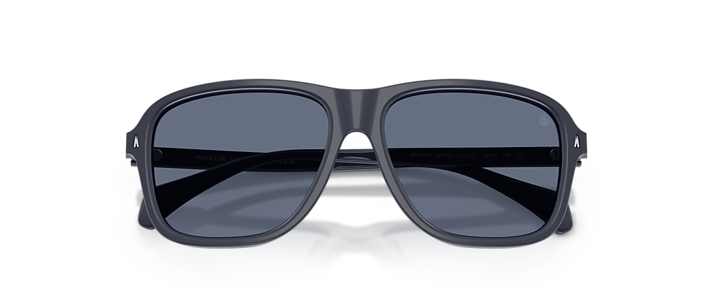 Moncler ME6030F Refrax Shiny Dark Blue Sunglasses
