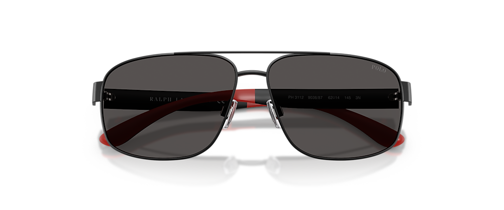 Polo Ralph Lauren PH3112 Matte Black Sunglasses