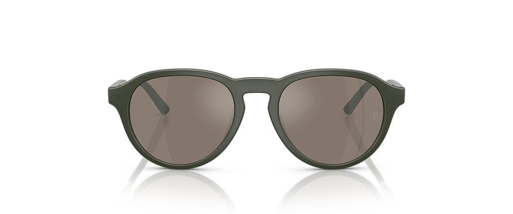 Oliver Peoples OV5557SU R-8 Semi-Matte Green Smoke Sunglasses
