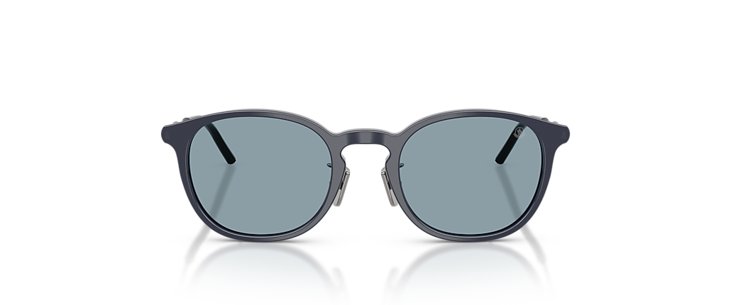 Moncler ME6011D BARBB Shiny Dark Blue Sunglasses