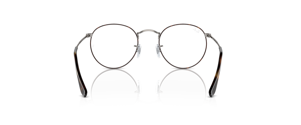 Ray-Ban RB3447V Round Metal Optics Havana On Gunmetal Frames