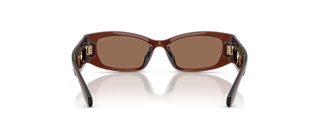 Michael Kors MK2243U Rhodes Brown Transparent Sunglasses