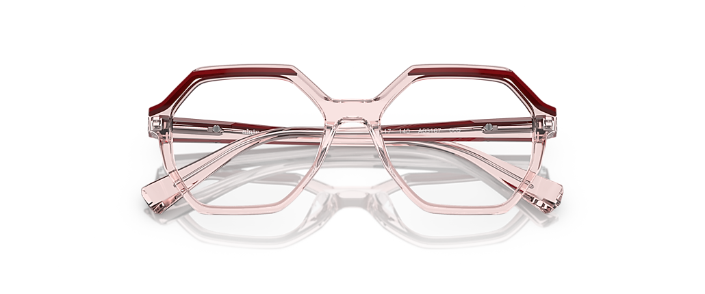 Alain Mikli A03167 Transparent Pink/Burgundy Frames