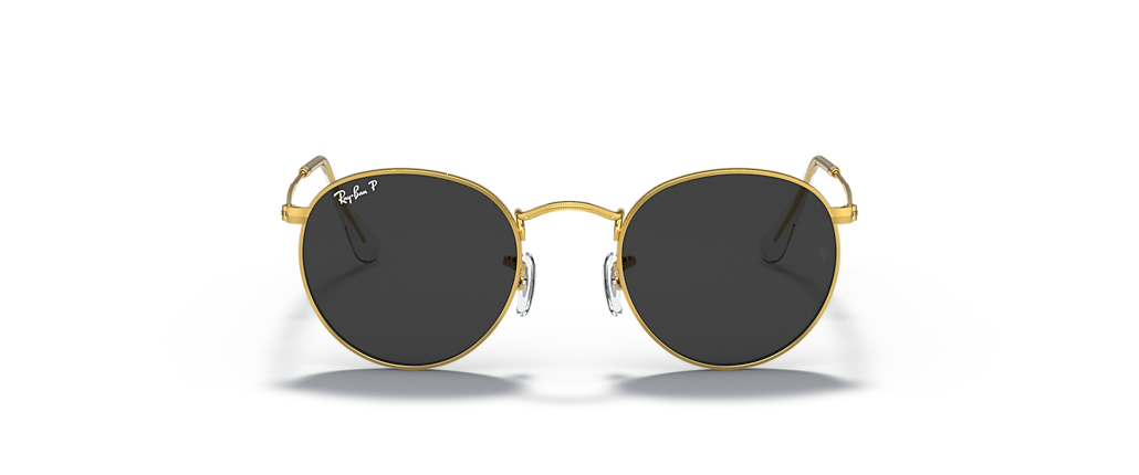 Ray-Ban RB3447 Round Metal Gold Sunglasses