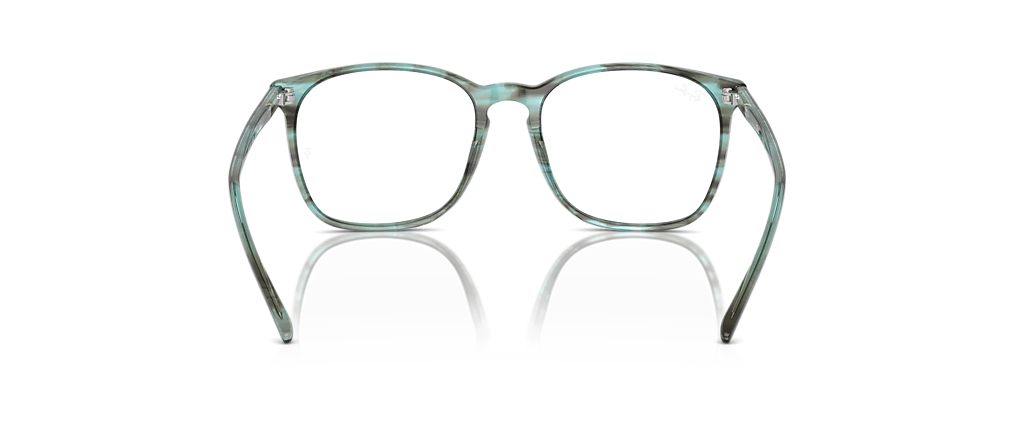 Ray-Ban RB5387 Optics Striped Green Frames