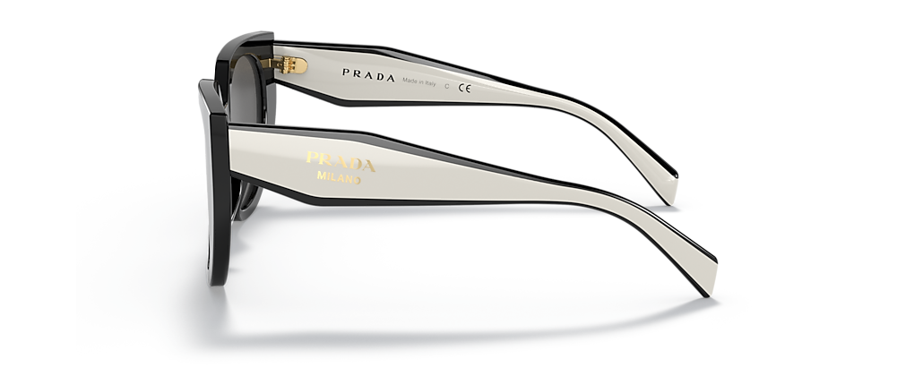 Prada PR 14WS Black/Talc Sunglasses