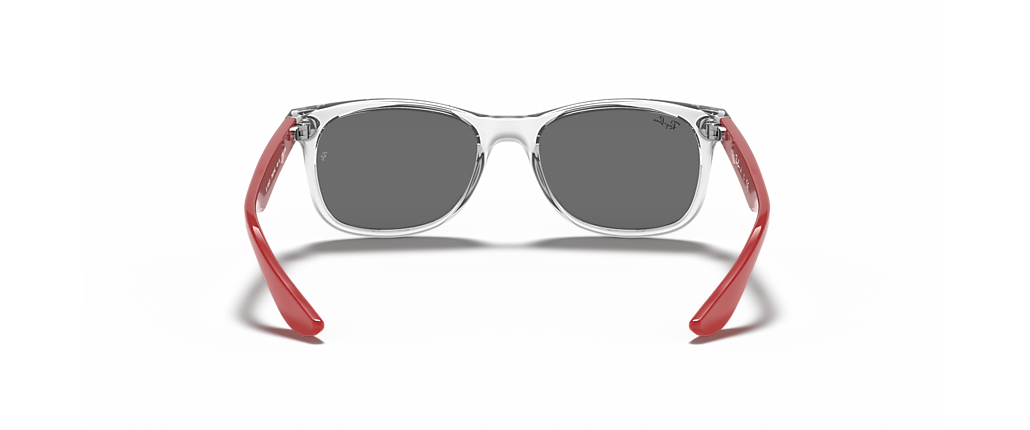 Ray-Ban RB9052S New Wayfarer Kids Transparent Grey Sunglasses