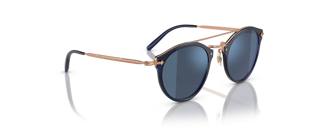 Oliver Peoples OV5349S Remick Denim-Brushed Rose Gold Sunglasses