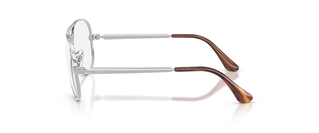 Ray-Ban RB3925V Aviator Max Optics Silver Frames