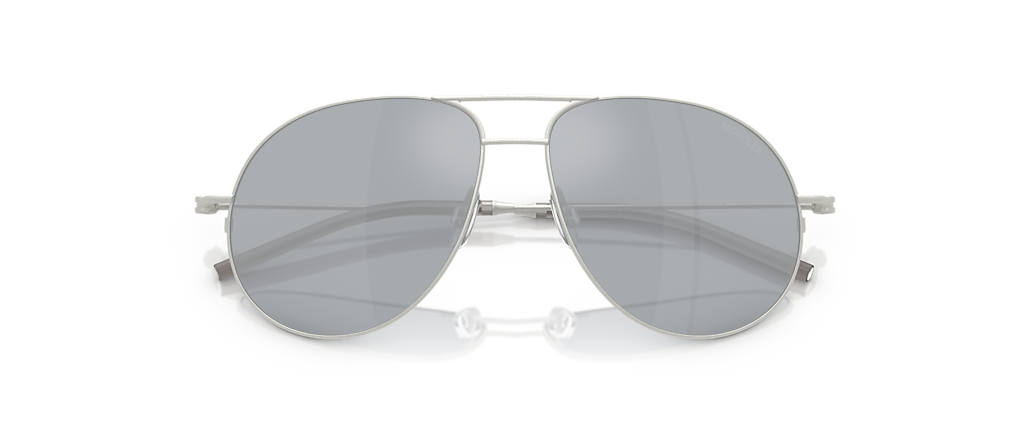 Moncler ME4002 Flyze Matte Silver Sunglasses