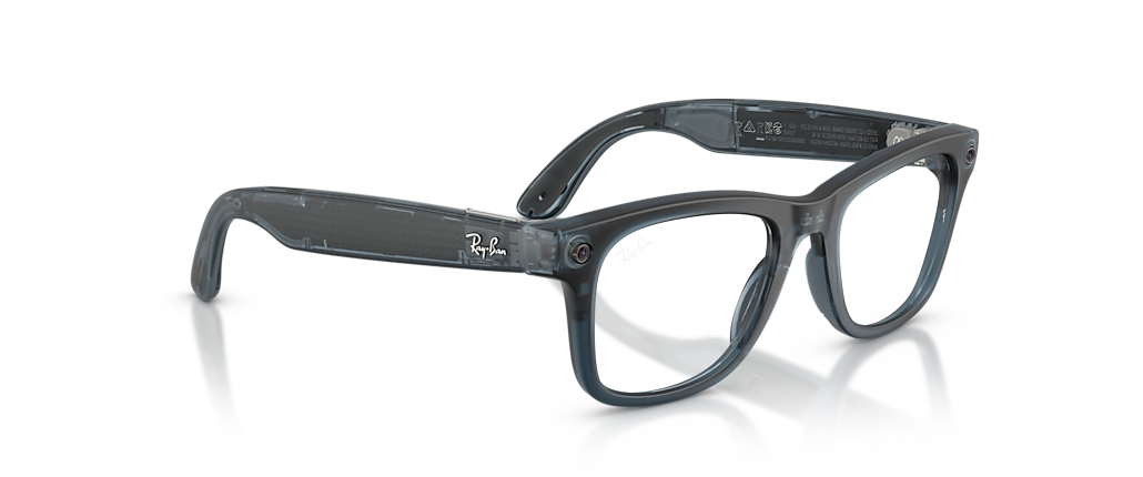 Ray-Ban Ray-Ban Meta (Gen 3) Wayfarer Transparent Ocean Blue Ray-Ban Meta Smart Glasses