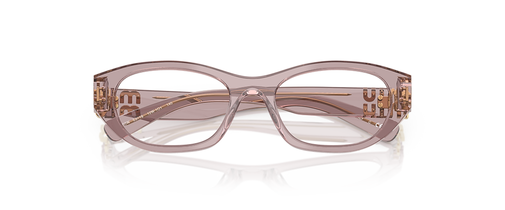 Miu Miu MU 03WV Mauve Transparent Frames
